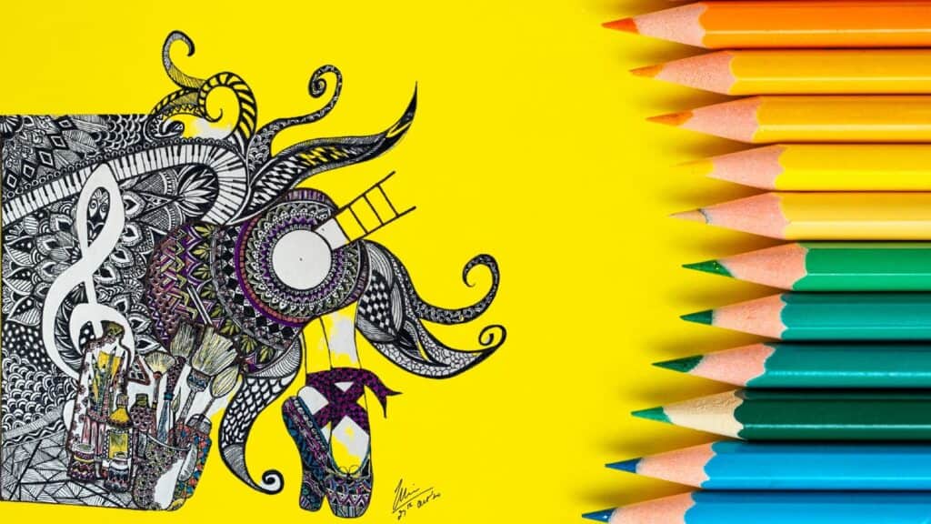 Mandala Art showing Creativity