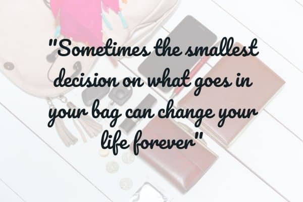 Handbag quote